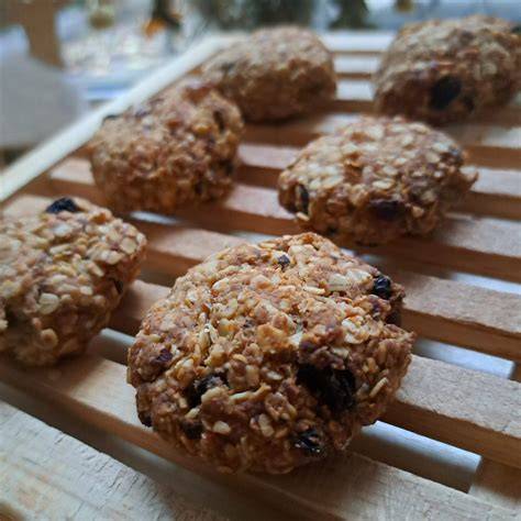 Vegan haverkoekjes op bakplaat