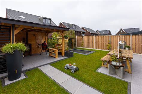 Terras en tuin van Buitenlust Vught